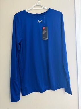 Under Armour Women’s Blue Long Sleeve Performance Shirt BNWT